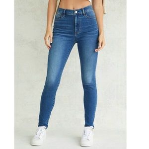 PACSUN Dark Blue High Waisted Jeggings